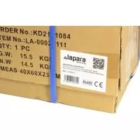 Rack mural 9U detalle etiqueta