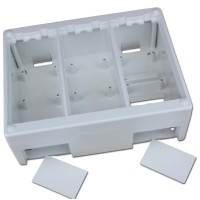 Caja de superficie 3 elementos