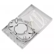 Caja fibra óptica de superficie para 4 adaptadores SC simplex/ LC dúplex