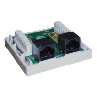 Roseta de superficie 2 XRJ-45 CAT6 UTP (Interior)