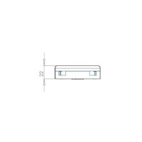 Caja fibra óptica de superficie con 2 adaptadores SC/APC SM FTTH, descripción