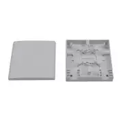 Caja fibra óptica de superficie vacía SC simplex / LC dúplex FTTH