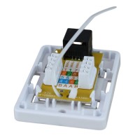 Roseta de superficie RJ45 CAT6 UTP (Conectores)