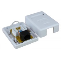 Roseta de superficie  RJ45 CAT6 UTP (Interior)