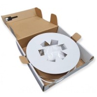 Caja fibra óptica PAU SC/APC  simplex SM preconectada a pigtail, vista interior