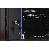 Rack mural  12U 1C 600 x 450 negro, Detalle cerradura