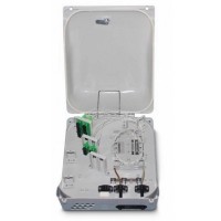 Caja fibra óptica exterior IP-65 para 48 adaptadores SC simplex