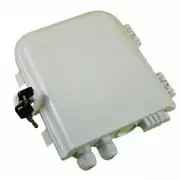 Caja fibra óptica exterior IP-65 para 8 adaptadores  SC simplex/ LC dúplex 