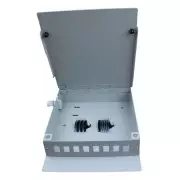 Caja mural metálica fibra óptica para 8 SC Simplex
