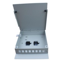 Caja mural metálica fibra óptica para 8 SC Simplex