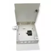 Caja mural metálica fibra óptica para 4 SC simplex / LC dúplex