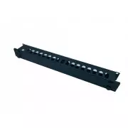 Panel pasacables rack  1U con tapa