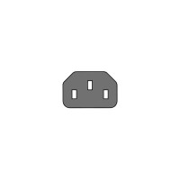 Prolongador eléctrico 230V, IEC(m) a conexión IEC(h), 1,8 mts