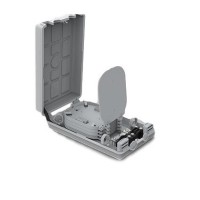 Caja empalme de fibra óptica para 24 fusiones FTTH
