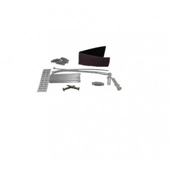 Caja empalme de fibra óptica para 6 fusiones,  accesorios