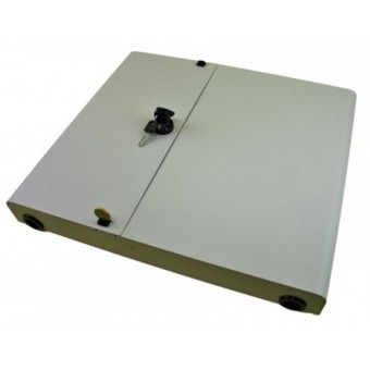 Caja empalme de fibra óptica para 24 SC simplex / LC dúplex cerrada