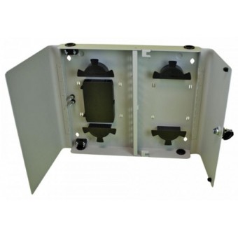 Caja empalme de fibra óptica para 24 SC simplex /LC dúplex y distribución interior