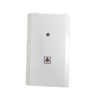 Caja empalme de fibra óptica para 8 SC simplex / LC dúplex vista frontal