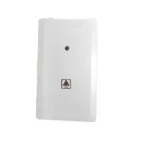Caja empalme de fibra óptica para 8 SC simplex / LC dúplex vista frontal