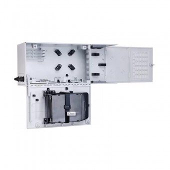 Caja multi operador de fibra óptica para 48 SC simplex / LC dúplex abierta