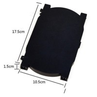 Cassette de fusión para 24 fibras ópticas con peines, vista dimensiones