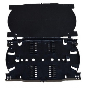 Cassette de fusión para 24 fibras ópticas con peines, vista detalle