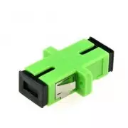 Adaptador fibra óptica simplex monomodo SC/UPC sin alitas con ventana