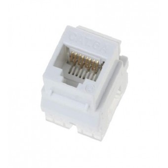 Modulo RJ45 Cat6A UTP vista frontal