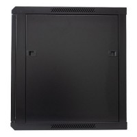 Rack mural  15U 1C 600 x 600 negro Lapara Networking, vista lateral