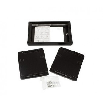 Armario rack mural 9U A600 F600 Flat Pack Lapara Networking, vista contenido