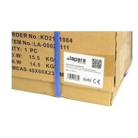 Armario rack mural 9U A600 F600 Flat Pack Lapara Networking, detalle etiqueta