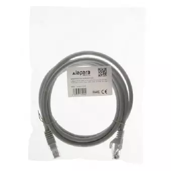 Latiguillo de red Cat 6A S/FTP 0.5m. Embolsado