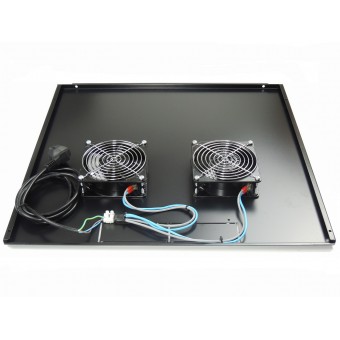 Unidad de ventilación rack mural dos ventiladores instalados