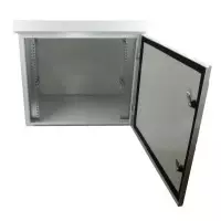 Rack mural exterior 9U F500 IP65 vista interior