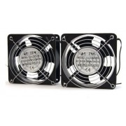 Kit de ventilación rack mural dos ventiladores low cost