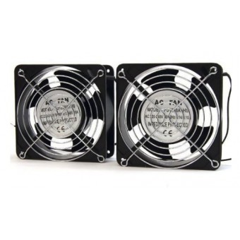 Kit de ventilación rack mural dos ventiladores detalle