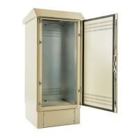 Rack exterior 19" IP65 18U 600 x 600 termoaislado vista interior