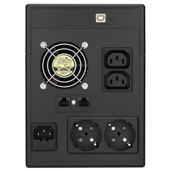 Sai 1500VA Interactivo Sinusoidal Lapara detalle trasera Sai 1500VA Interactivo Sinusoidal Lapara detalle trasera