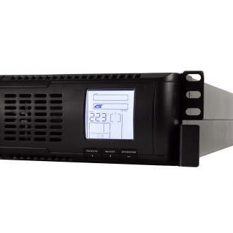 Sai interactivo 2000VA Rack 19" Lapara detalle pantalla Sai interactivo 2000VA Rack 19" Lapara detalle pantalla