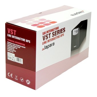 Sai 650VA interactivo Lapara detalle caja Sai 650VA interactivo Lapara detalle caja