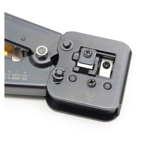 Herramienta crimpadora para RJ45 Pasante EZ (Detalle corte)