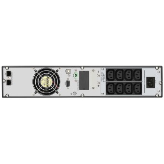 Sai 1000VA 1KVAs online formato rack 19" Lapara vista trasera