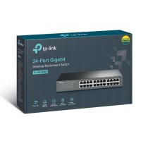 Switch TP-LINK 24 puertos Gigabit rack 19" caja Switch TP-LINK 24 puertos Gigabit rack 19" caja