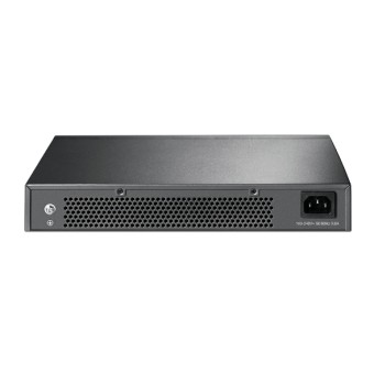 Switch TP-LINK 24 puertos Gigabit rack 19" vista trasera Switch TP-LINK 24 puertos Gigabit rack 19" vista trasera