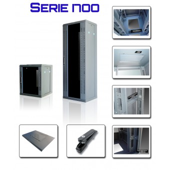 Armario rack 19" 27U 600 x 600 Detalle techo