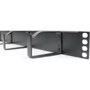 Panel pasacables rack 4 bocas vertical, EXCEL-100-582