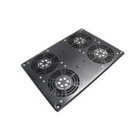 Unidad de ventilación rack cuatro ventiladores y termostato Unidad de ventilación rack cuatro ventiladores y termostato