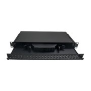 Bandeja extraíble 19" fibra óptica para 24 SC dúplex/ LC (incl. 2 casetes)