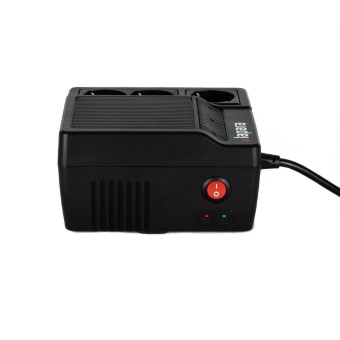 AVR Lapara Regulador automático de voltaje 1200VA detalle interruptor