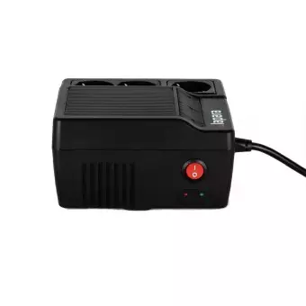 AVR Lapara Regulador automático de voltaje 1200VA detalle interruptor